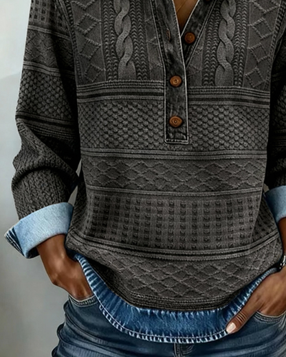 Trendy casual sweater - Blød, varm & chic