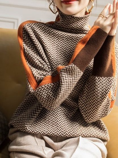 Stilfuld Rullekrave-Sweater – Varm, Chic & Moderne