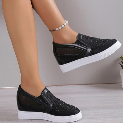 Lette sneakers med glimmer til ubesværet daglig gåtur