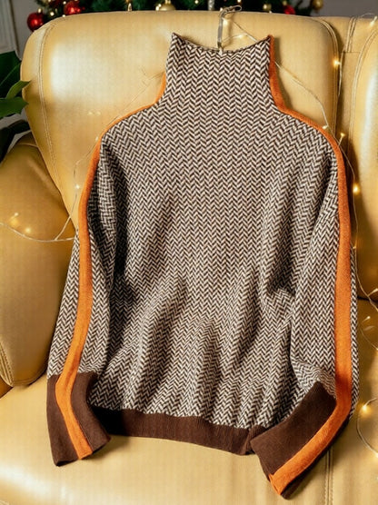Stilfuld Rullekrave-Sweater – Varm, Chic & Moderne