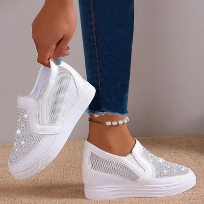 Lette sneakers med glimmer til ubesværet daglig gåtur