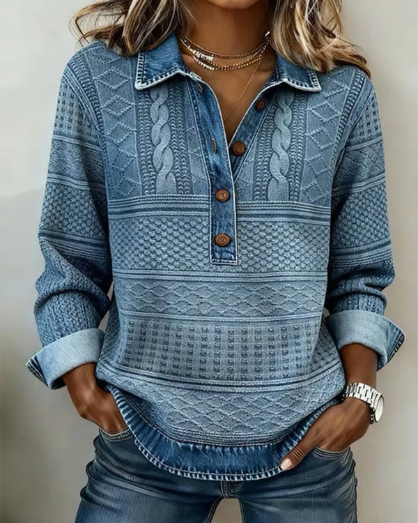 Trendy casual sweater - Blød, varm & chic