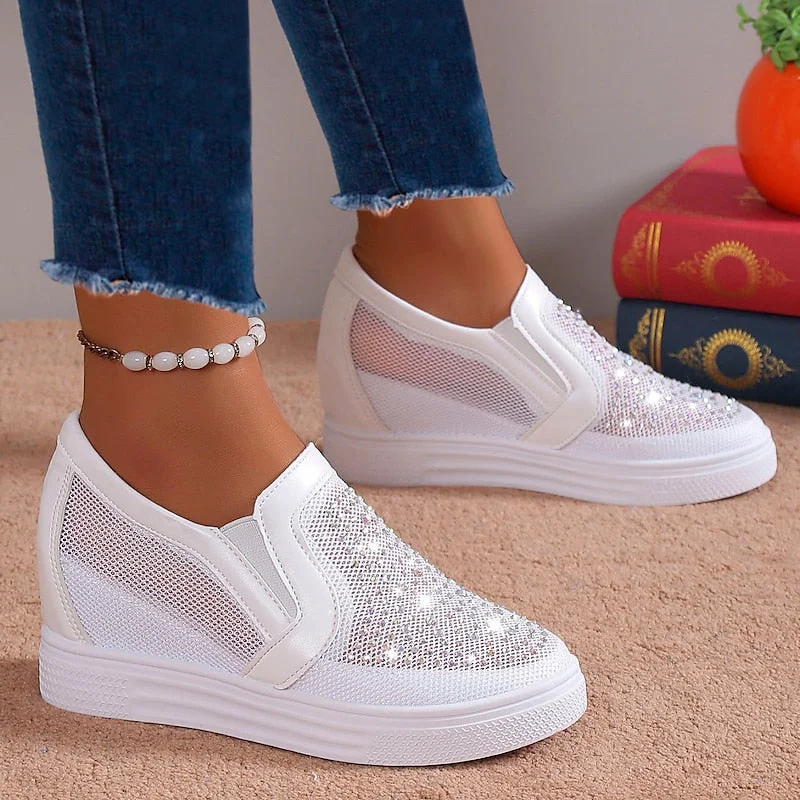 Lette sneakers med glimmer til ubesværet daglig gåtur
