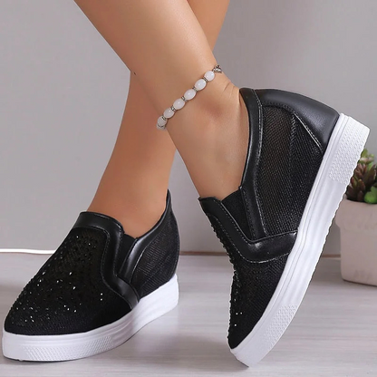 Lette sneakers med glimmer til ubesværet daglig gåtur