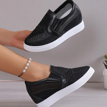 Lette sneakers med glimmer til ubesværet daglig gåtur