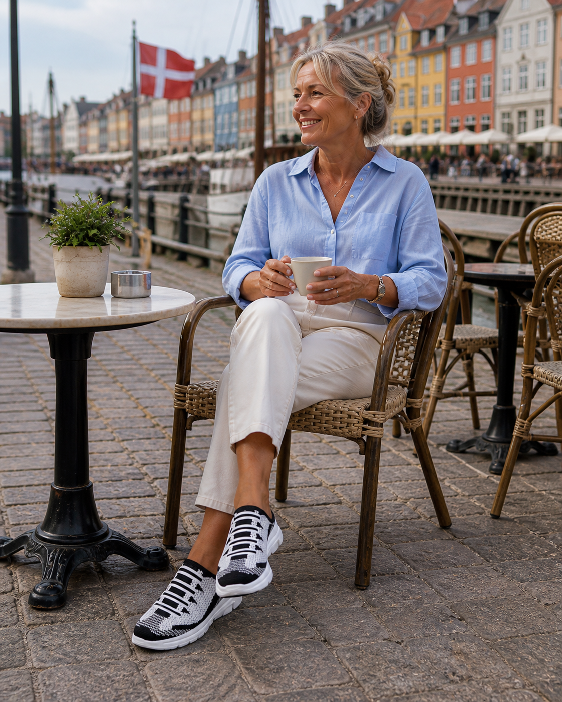 Komfortable Sneakers der Reducerer Fod- og Rygsmerter