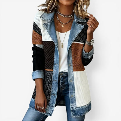 Flatterende lang cardigan