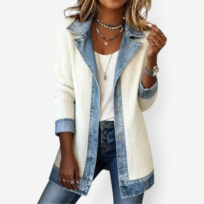 Flatterende lang cardigan
