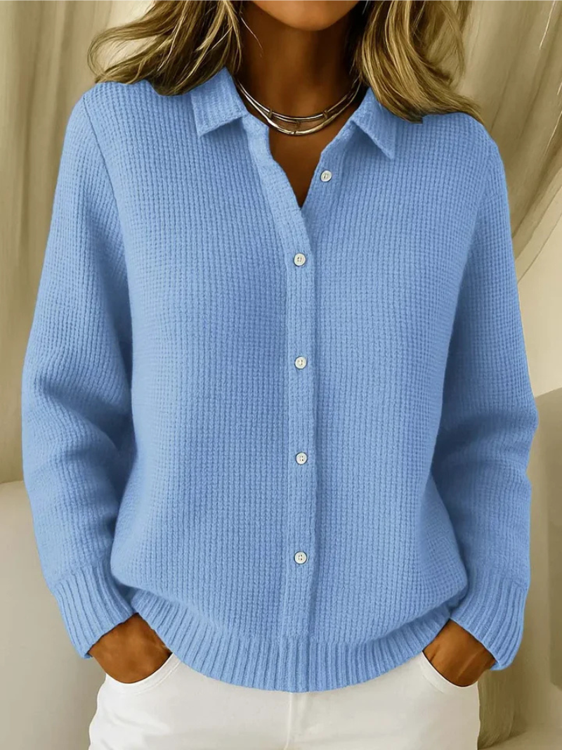 Trendy Strikket Cardigan – Komfortabel Pasform og Moderne Look