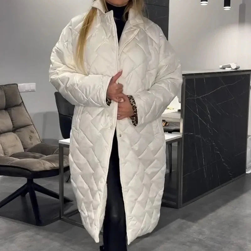 Chik Lang Damejakke med Leopardprint